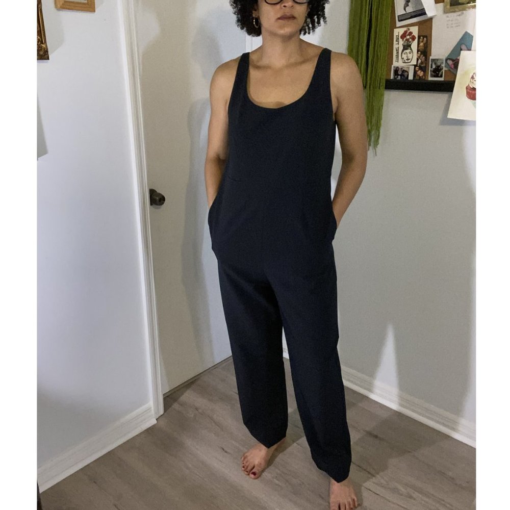 ADAY Women’s Midnight Power Suit Sleeveless Jumpsuit